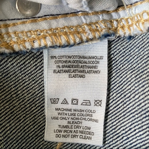 Free People Cropped Raw Hem Jeans 26 - Picture 7 of 7